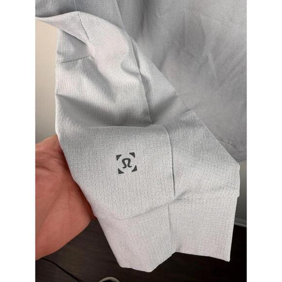 Lululemon Jacket Mens Medium Gray Airing Easy Bomber Full Zip Athleisure - Picture 3 of 6